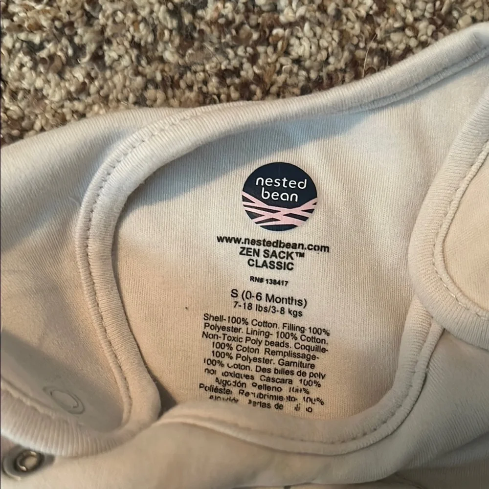 Nested Bean Cream Sleep Sack
